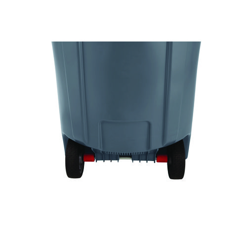 Picture of Vented Wheeled BRUTE Container, 44 gal, Plastic, Gray