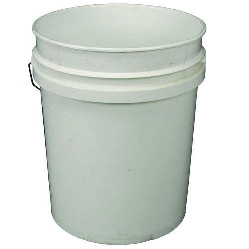 Picture of Utility Bucket with Lid, 5 gal, Polyethylene, White, 11.25" dia