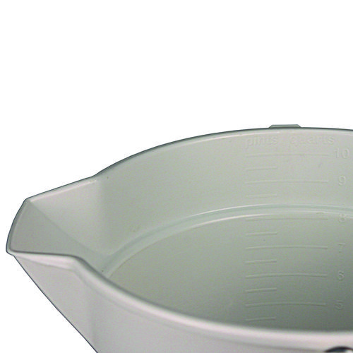 Picture of Deluxe Heavy-Duty Bucket, 10 qt, Polypropylene, Gray, 10.63" dia