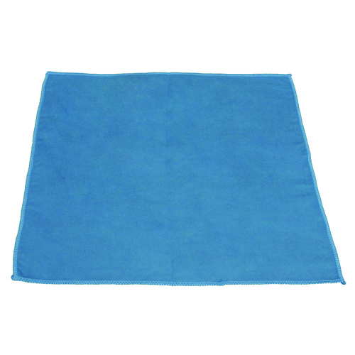 Picture of Lightweight Microfiber Cloths, 16 x 16, Blue, 12/Pack, 18 Packs/Carton