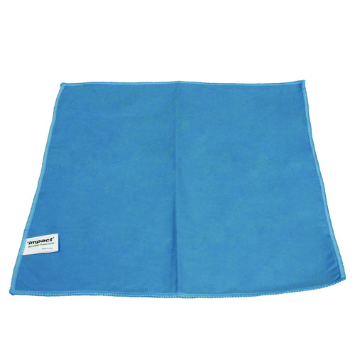 Picture of Lightweight Microfiber Cloths, 16 x 16, Blue, 12/Pack, 18 Packs/Carton