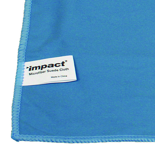 Picture of Lightweight Microfiber Cloths, 16 x 16, Blue, 12/Pack, 18 Packs/Carton