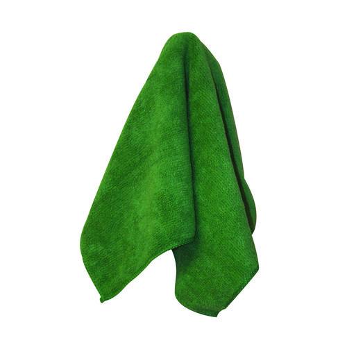 Picture of Premium Weight Microfiber Dry Cloths, 16 x 16, Green, 12/Pack