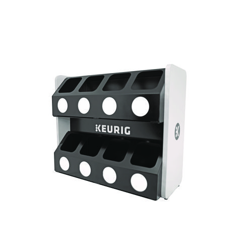 Picture of Premium K-Cup Pod Storage Rack 8-Sleeve, 16 x 21 x 18, Black