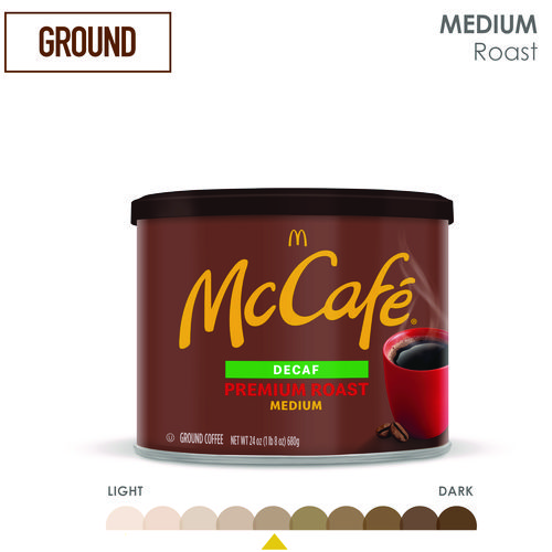 Picture of Ground Coffee, Premium Roast Decaf, 24 oz Can