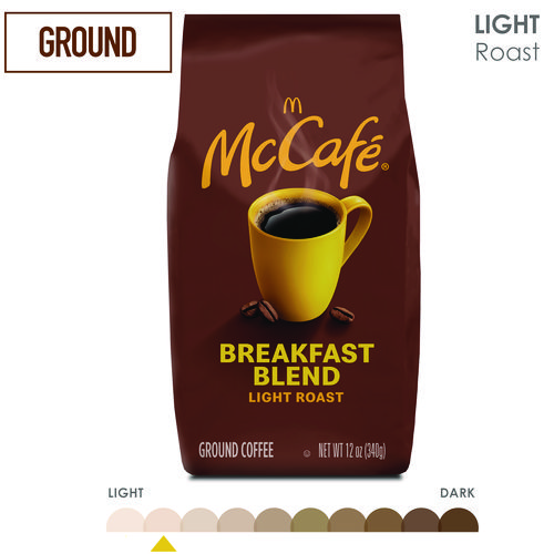 Picture of Ground Coffee, Breakfast Blend, 12 oz Bag