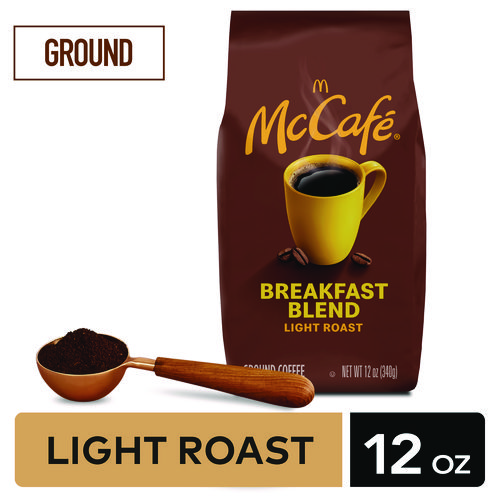 Picture of Ground Coffee, Breakfast Blend, 12 oz Bag