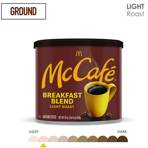 Picture of Ground Coffee, Breakfast Blend, 30 oz Can