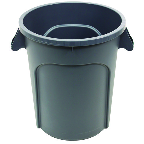 Picture of Value-Plus Containers, 20 gal, Low-Density Polyethylene, Gray