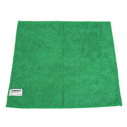 Picture of Lightweight Microfiber Cloths, 16 x 16, Green, 240/Carton