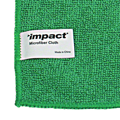 Picture of Lightweight Microfiber Cloths, 16 x 16, Green, 240/Carton