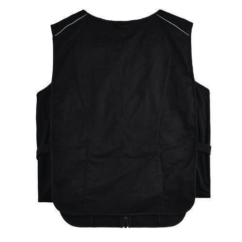 Picture of Chill-Its 6255 Lightweight Phase Change Cooling Vest, Cotton/Polyester, 2X-Large/3X-Large, Black