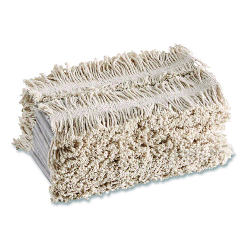 Picture of Cut To Length Dust Mops, Cotton, White, Cut-End, 5 x 40 Ft, 1 Box