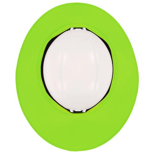 Picture of Chill-Its 6661 Universal Hard Hat Brim with Neck Shade, Lime