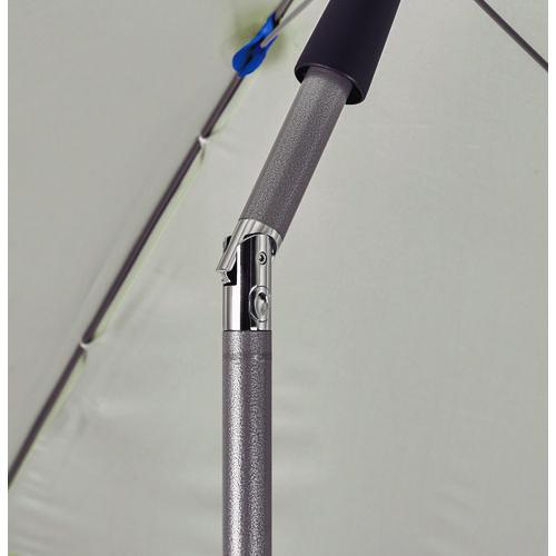 Picture of Shax 6100 Lightweight Work Umbrella, 90" Span, 92" Long, Blue Canopy