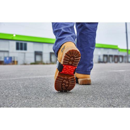 Picture of 6317 Orange Ice Cleats Mid-Sole Heeled Boot, One Size Fits Most, Orange, Pair