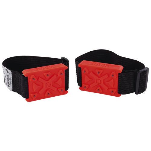 Picture of 6317 Orange Ice Cleats Mid-Sole Heeled Boot, One Size Fits Most, Orange, Pair