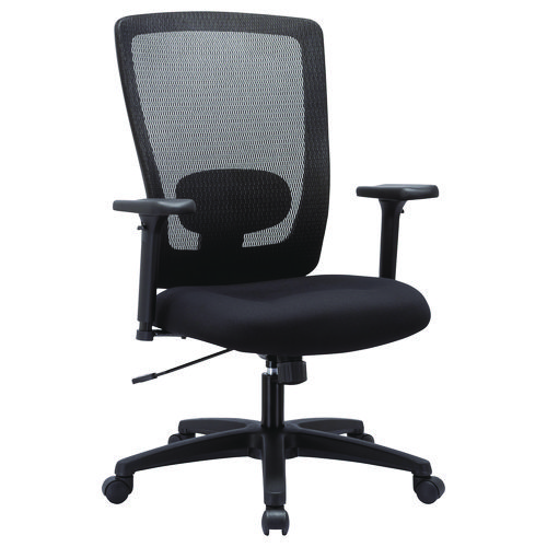 Picture of Alera Envy Series Mesh High-Back Swivel/Tilt Chair, Supports Up to 250 lb, 16.88" to 21.5" Seat Height, Black