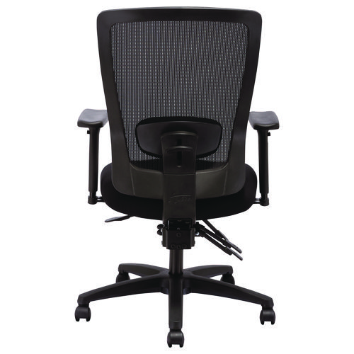 Picture of Alera Envy Series Mesh Mid-Back Multifunction Chair, Supports Up to 250 lb, 17" to 21.5" Seat Height, Black