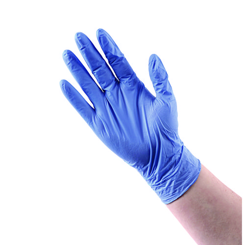 Picture of Disposable General-Purpose Nitrile Gloves, X-Large, Blue, 4 mil, 1,000/Carton