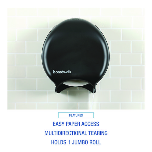 Picture of Single Jumbo Toilet Tissue Dispenser, 11 x 6.25 x 12.25, Black
