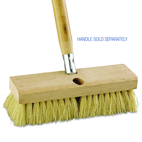 Picture of Deck Brush Head, 2" White Tampico Bristles, 10" Brush