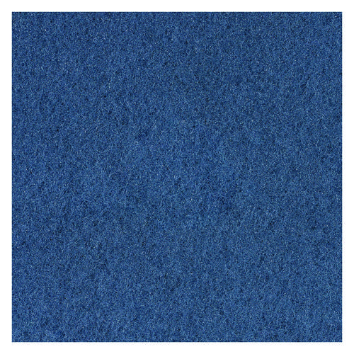 Picture of Scrubbing Floor Pads, 17" Diameter, Blue, 5/Carton