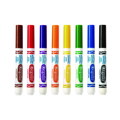 Picture of Ultra-Clean Washable Marker Classpack, Broad Bullet Tip, 8 Assorted Colors, 200/Box