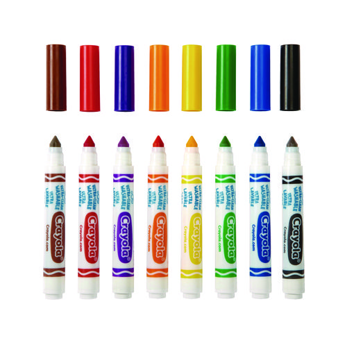 Picture of Ultra-Clean Washable Marker Classpack, Broad Bullet Tip, 8 Assorted Colors, 200/Box