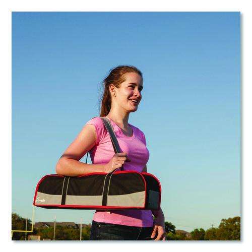 Picture of Deluxe Tether Ball Set, Tetherball/102" Cord/(4) 24" Telescoping Poles/Carry Bag/Pump with Needle