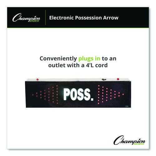 Picture of Electronic Possession Arrow, 21" x 3" x 6", Black Face, Red Graphics