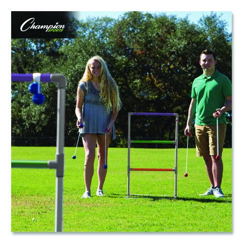Picture of Pro Ladder Golf Game Set, (2) 22" x 37.5" Ladders/Six Bolas/Carry Bag