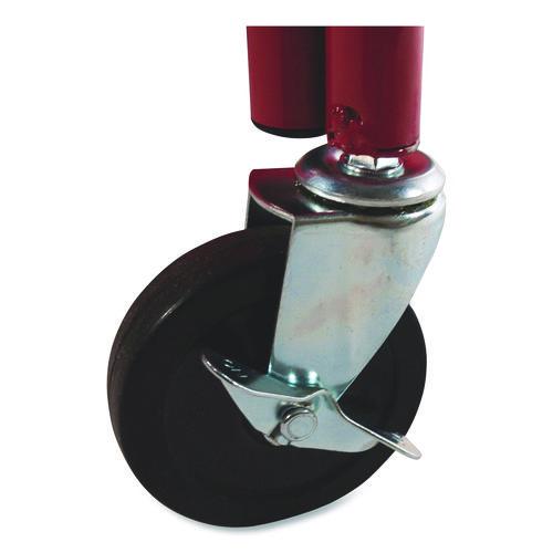 Picture of Back Ease Storage Cart, Metal, 176 lb Capacity, 30 x 43 x 45, Red