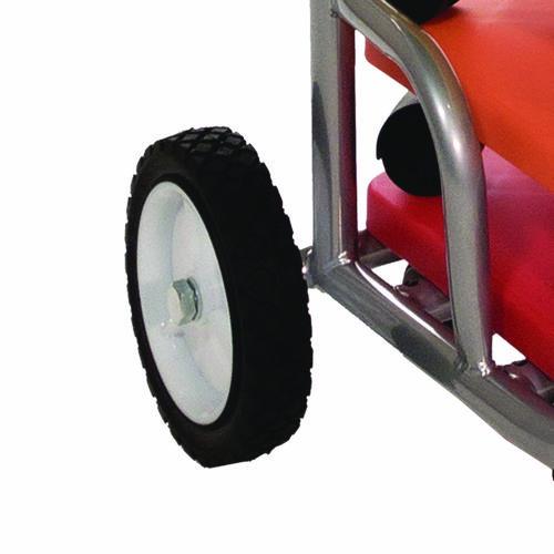 Picture of Scooter Storage Cart, Metal, 132 lb Capacity, 16 x 32 x 48, Silver