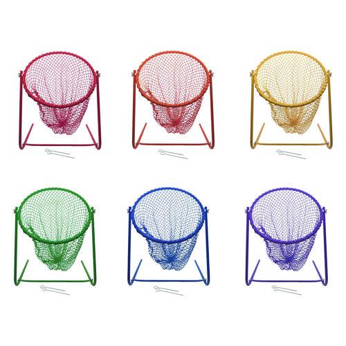Picture of Multipurpose Target Net Set, 16" x 12.5", 15" Diameter, 6 Assorted Color Nets