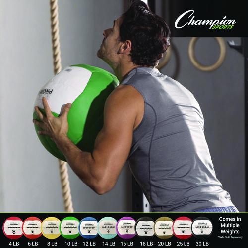 Picture of Rhino Promax Medicine Ball, 4 lb, Red