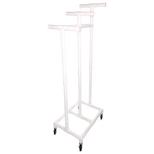 Picture of Jump Rope and Hoop Cart, Plastic, 19 x 28 x 69, White