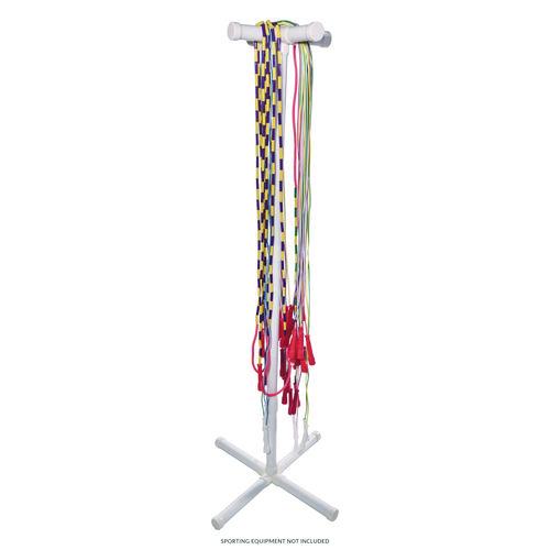 Picture of Jump Rope Storage Tree, 25.5" x 25.5" x 68.5", White