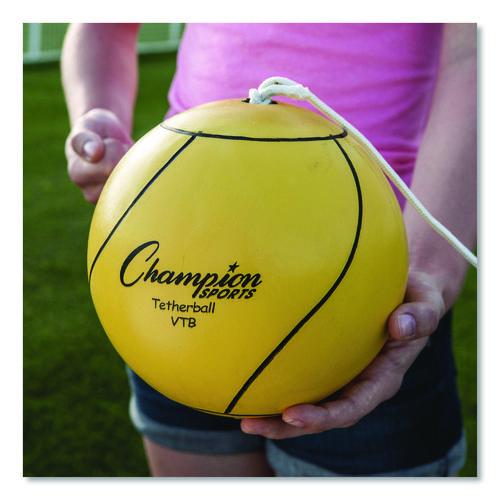 Picture of Deluxe Tether Ball Set, Tetherball/102" Cord/(4) 24" Telescoping Poles/Carry Bag/Pump with Needle