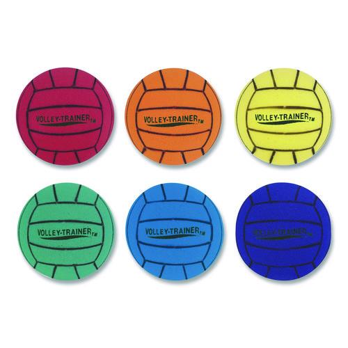 Picture of Ultra Foam Volleyball Set, 8" Diameter, Assorted Colors, 6/Set