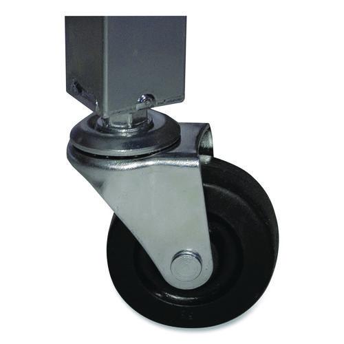 Picture of Heavy Duty Lockable Ball Locker, Metal, 132 lb Capacity, 24 x 42 x 30, High-Polish Black