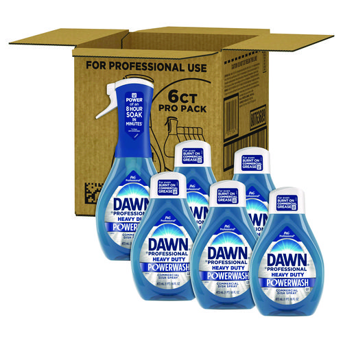 Picture of Heavy Duty Powerwash Commercial Dish Spray, 16 oz, 6 Pack: 1 Starter Kit Plus 5 Refills