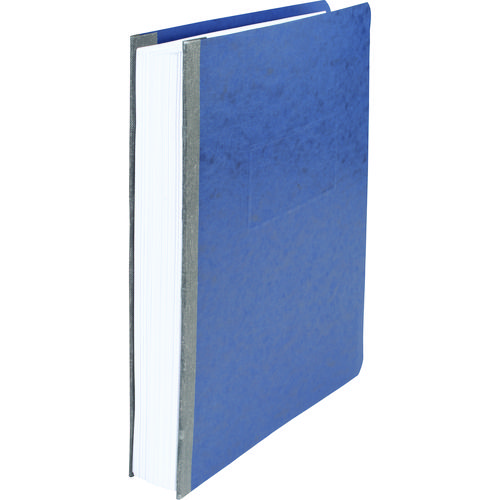 Picture of Pressboard Report Cover with Tyvek Reinforced Hinge, Two-Piece Prong Fastener, 3" Capacity, 8.5 x 11, Dark Blue/Dark Blue