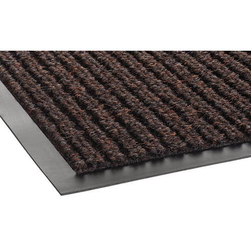 Picture of Needle Rib Wipe and Scrape Mat, Polypropylene, 36 x 120, Brown