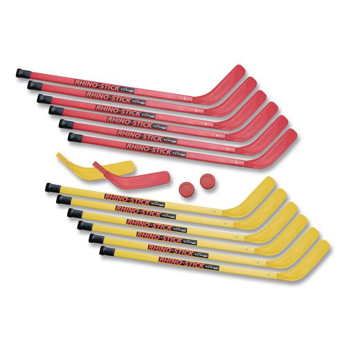 Picture of Indoor ABS Kids Hockey Set, 2 Pucks, 12 Sticks
