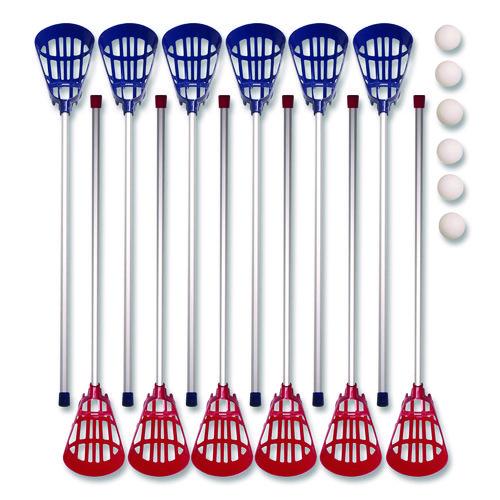 Picture of Soft Lacrosse Set, 6 Balls/12 Sticks