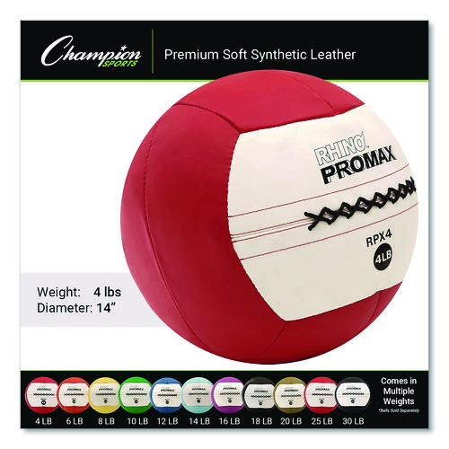 Picture of Rhino Promax Medicine Ball, 4 lb, Red
