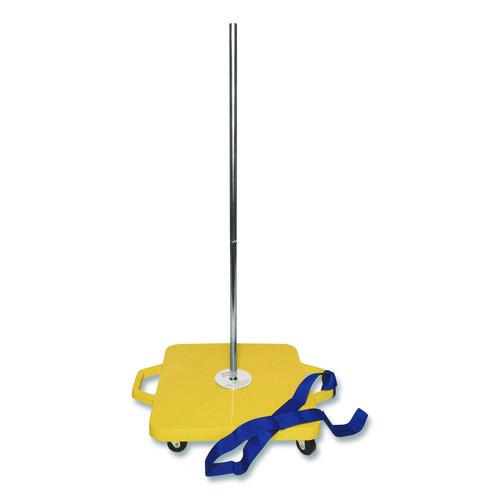 Picture of Scooter Stacker, Plastic, 176 lb Capacity, 21 x 16 x 39, Silver/Yellow