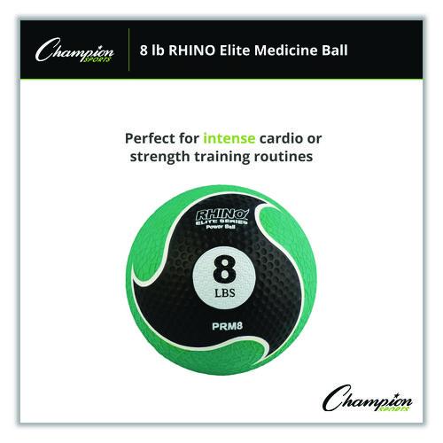Picture of Rhino Elite Medicine Ball, 8 lb, Green