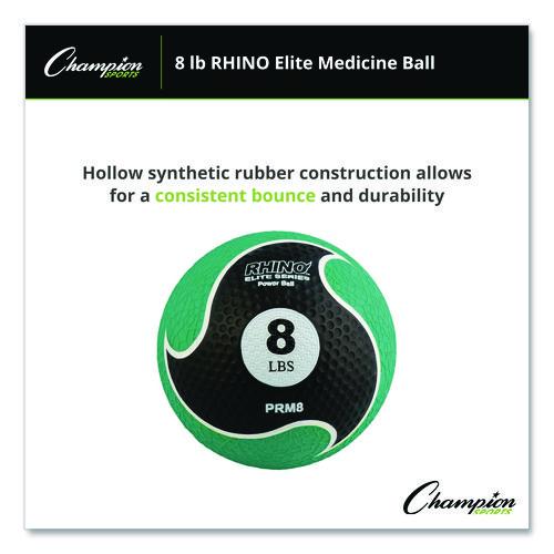 Picture of Rhino Elite Medicine Ball, 8 lb, Green